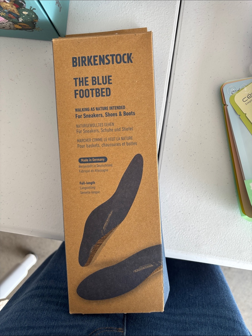 Birkenstock Brown Branded Footbed Insoles size 39